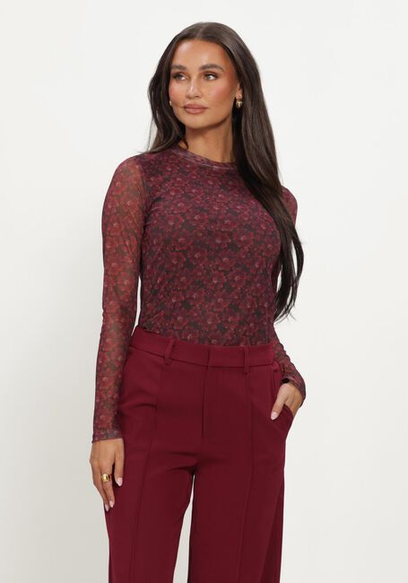 YDENCE Haut TOP WILLEMIJN Bordeaux - large