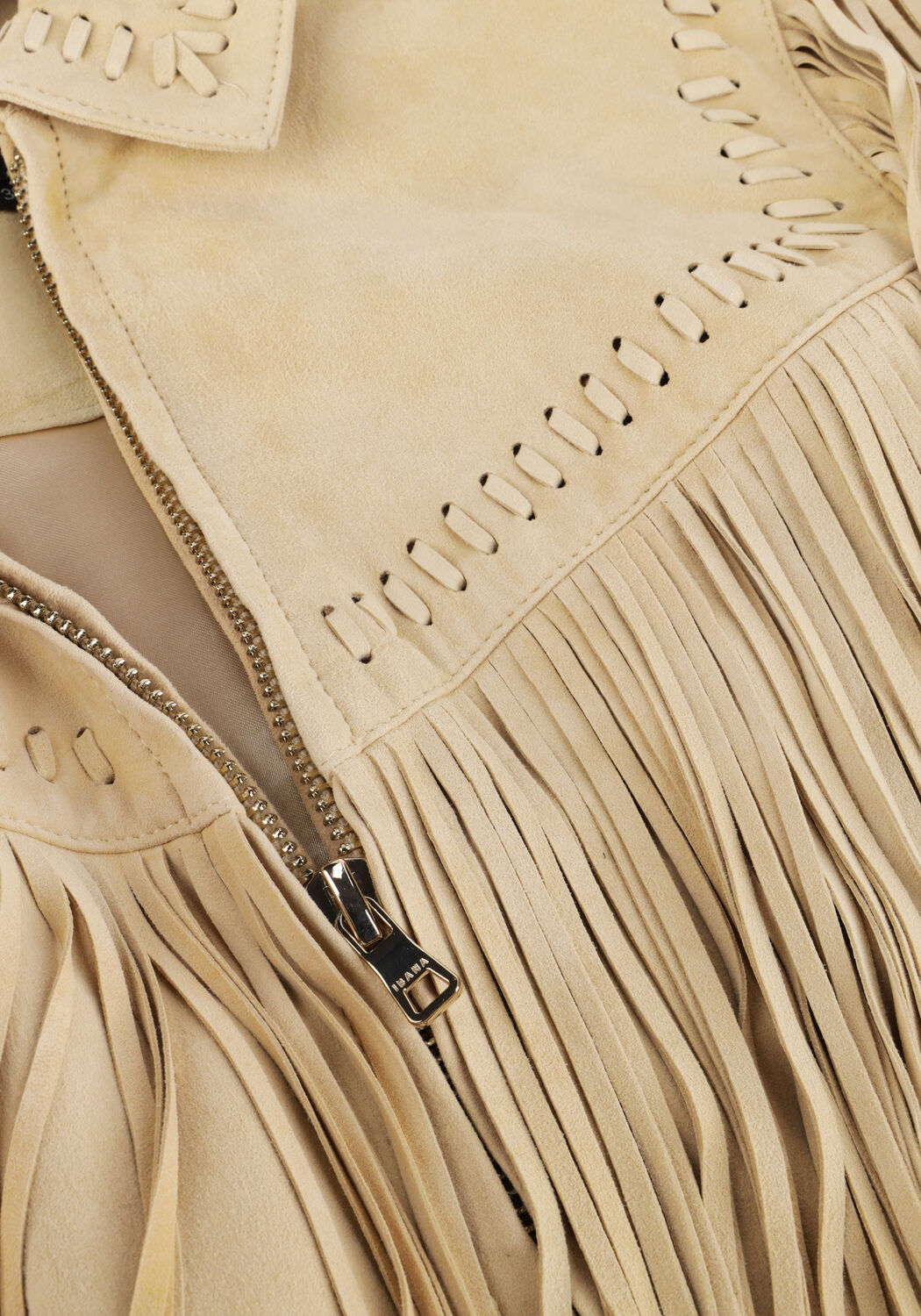 IBANA JEEYA SUEDE Vestes en jaune - large