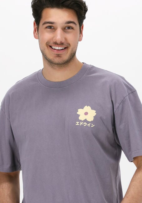 EDWIN T-shirt HANADOROBO IV NATURAL TS en violet - large
