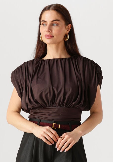 CO'COUTURE Haut CATTIA CC TOP en marron - large