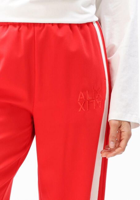 Rode ALIX THE LABEL Broeken/jumpsuits LADIES WOVEN STRASS STRIPE PANTS - large