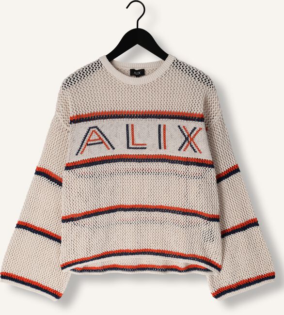 Witte ALIX THE LABEL Truien/vesten LADIES KNITTED AJOUR ALIX PULLOVER Witte ALIX THE LABEL Truien/vesten LADIES KNITTED AJOUR ALIX PULLOVER - large