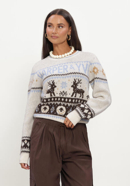 Gebroken wit HARPER & YVE Trui HOLIDAY-JU - large