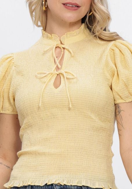 ANTIK BATIK ANGELA SMOCK BLOUSE Blouses en jaune - large