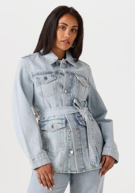 Lichtblauwe LIU JO Spijkerjas GIUBBINO DENIM LOUD - large