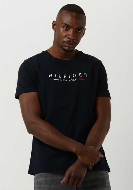 Donkerblauwe TOMMY HILFIGER T-shirt HILFIGER NEW YORK TEE - large