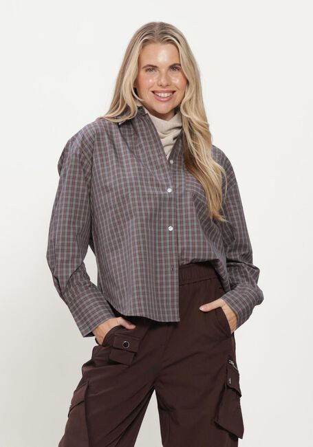 Bruine OBJECT  OBJZILA L/S RE SHIRT NOOS - large
