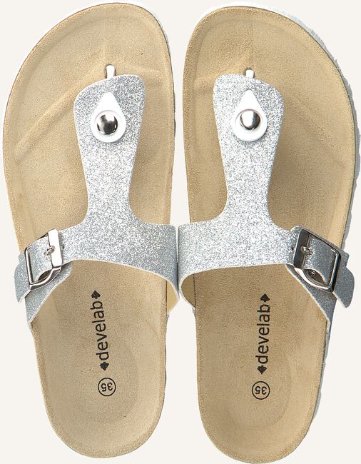 Zilveren DEVELAB Slippers 48062 Zilveren DEVELAB Slippers 48062 - large