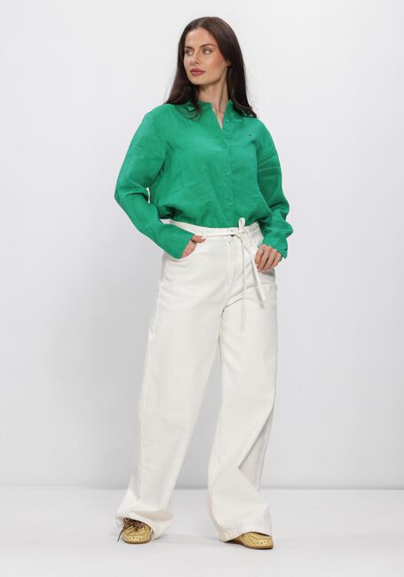 Groene TOMMY HILFIGER  ESS LINEN RELAXED LS - large