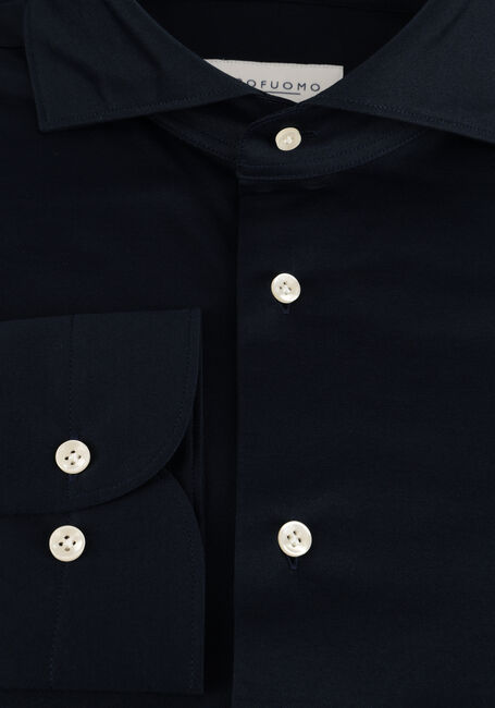 Donkerblauwe PROFUOMO Klassiek overhemd SHIRT X-CUTAWAY JAPANESE KNITTED Donkerblauwe PROFUOMO Klassiek overhemd SHIRT X-CUTAWAY JAPANESE KNITTED - large