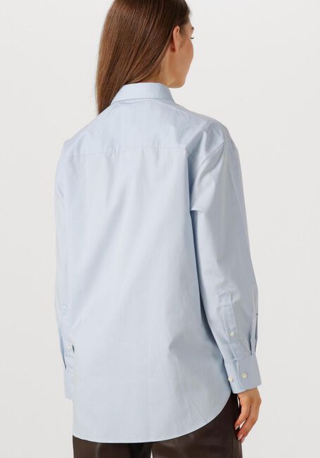Blauwe SELECTED FEMME  SLFESTER LS OVERSIZE SHIRT - large
