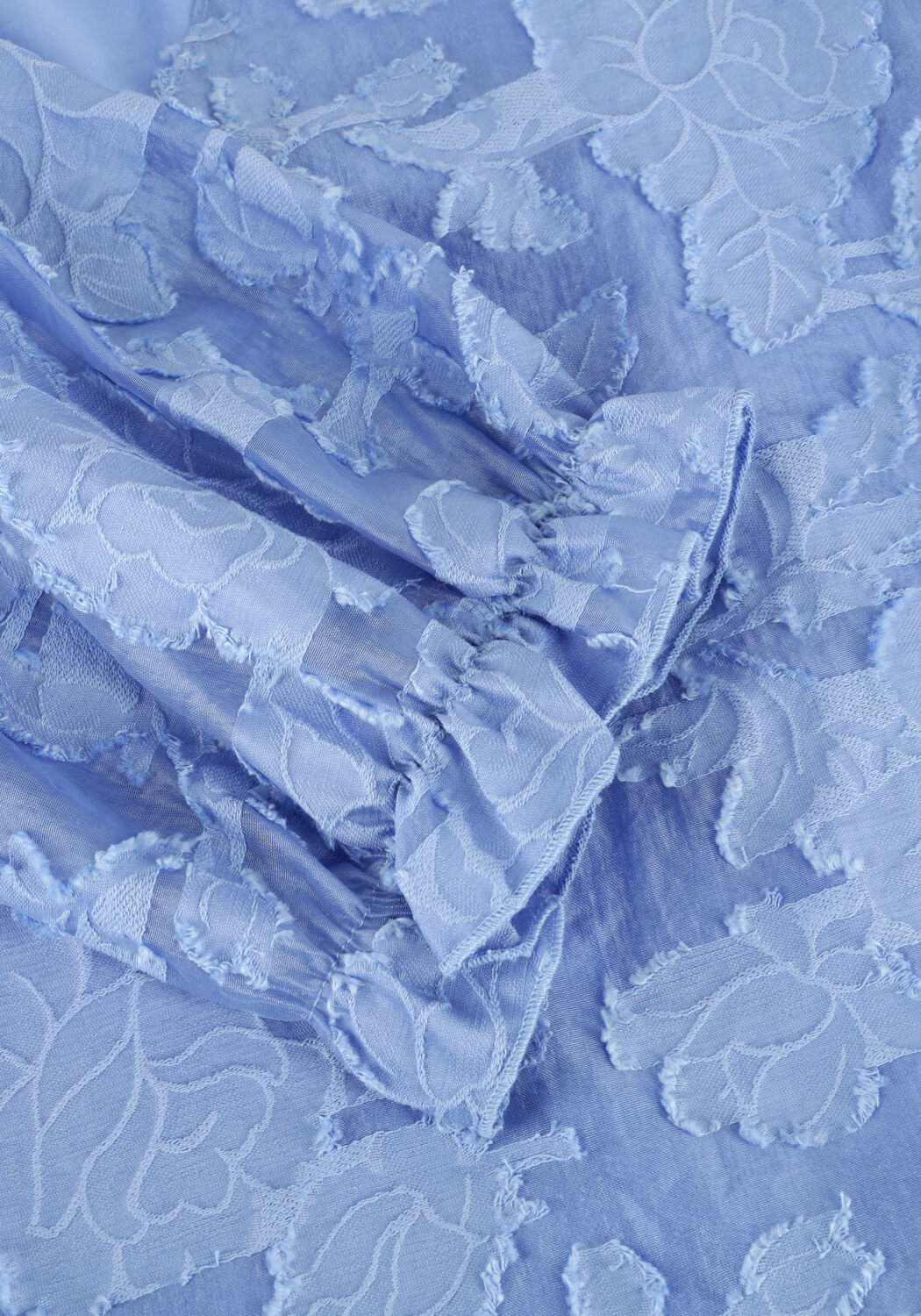 SELECTED WOMEN SLFCATHI-SADIE 3/4 TOP FF Blouses Bleu clair - large