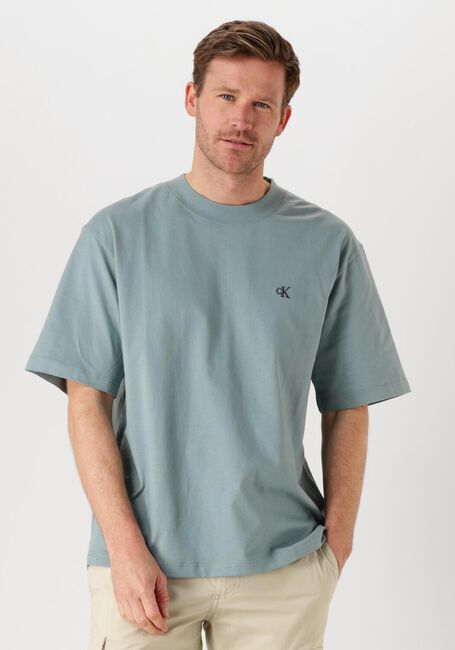 Grijze CALVIN KLEIN T-shirt HEAVY RELAXED TEE - large