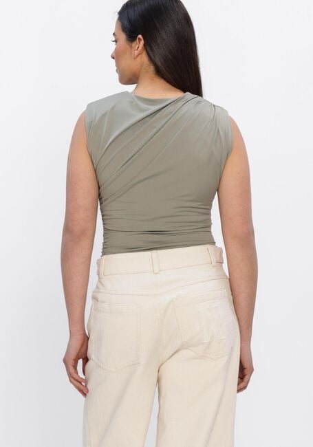 Groene ROSEMUNDE Top BILLIE SL DRAPE TOP - large