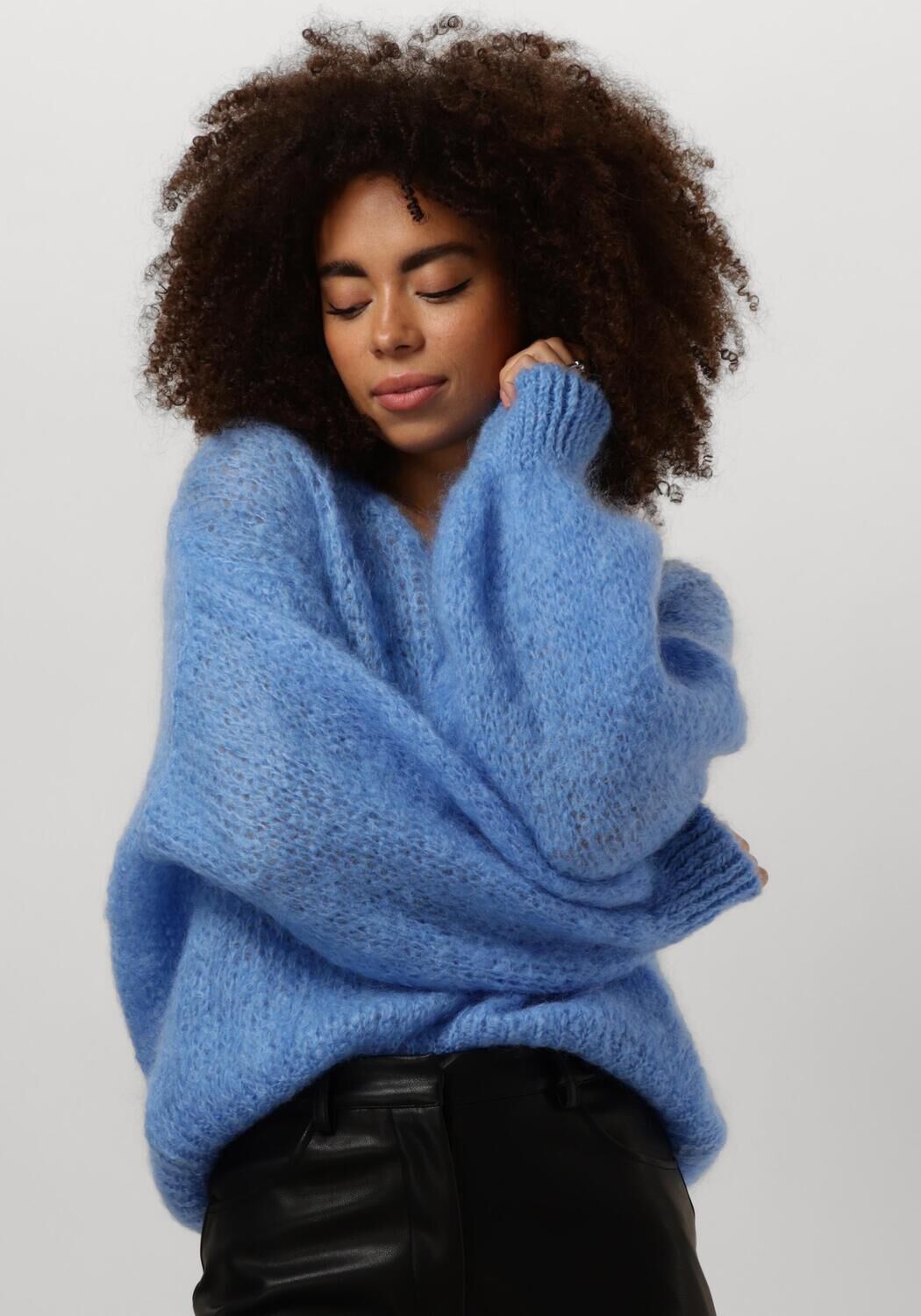 Mohair wol trui outlet