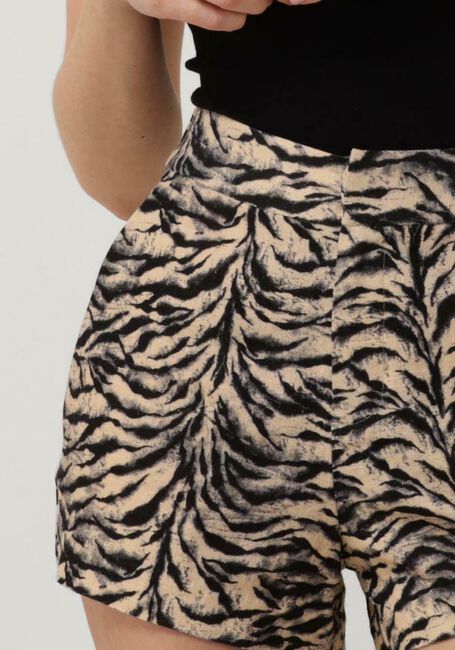 Beige ALIX THE LABEL Korte broek LADIES WOVEN TIGER SHORTS - large