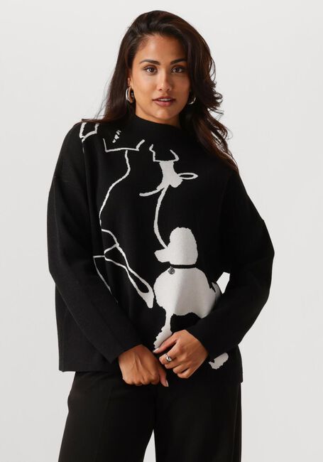 CAROLINE BISS Chandail 4243 en noir - large