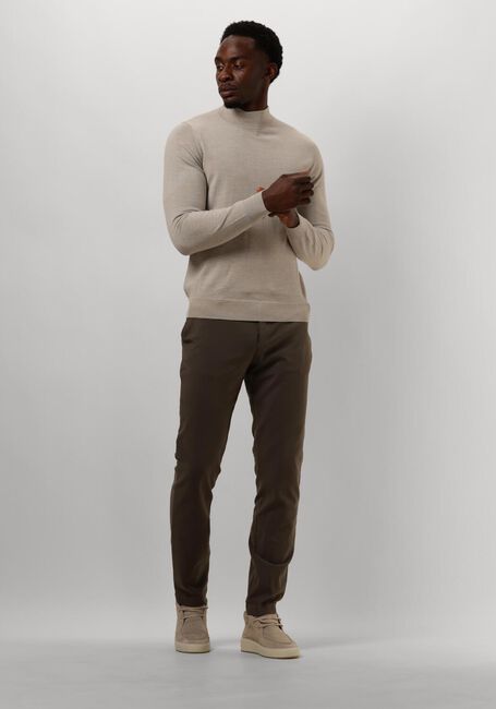 PROFUOMO Pull PULLOVER MOCK en beige - large