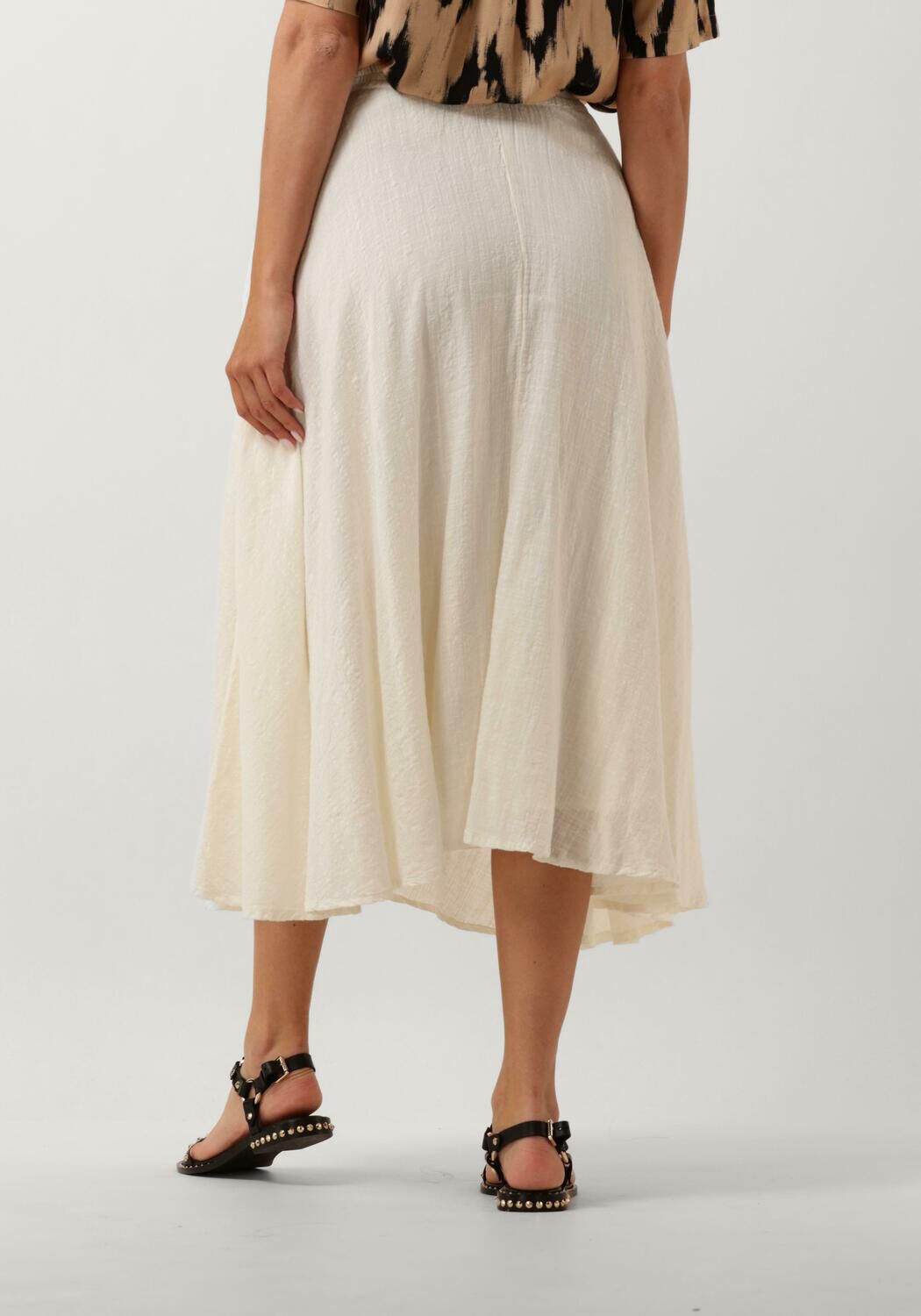 STELLA FOREST Jupe midi E24JU005 Ecru Omoda