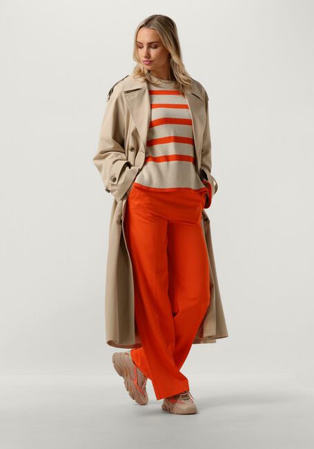 MODSTRÖM Pull CORBINMD STRIPE O-NECK Sable - large