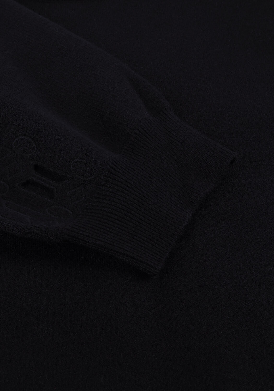 OBJECT Pull OBJYUKI L/S RE KNIT PULLOVER en noir - large