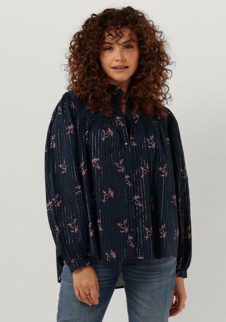 LOLLYS LAUNDRY Blouse CARA SHIRT Bleu foncé - large