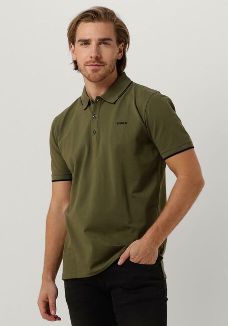 Donkergroene HUGO Polo DINOSO222 - large