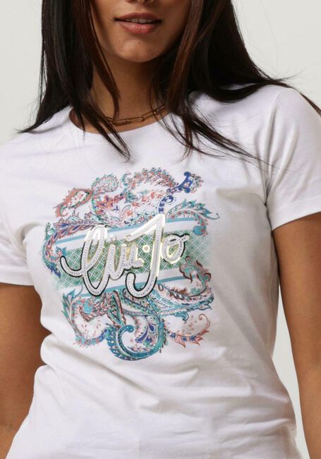 LIU JO T-shirt ECS T-SHIRT MODA M/C en blanc - large