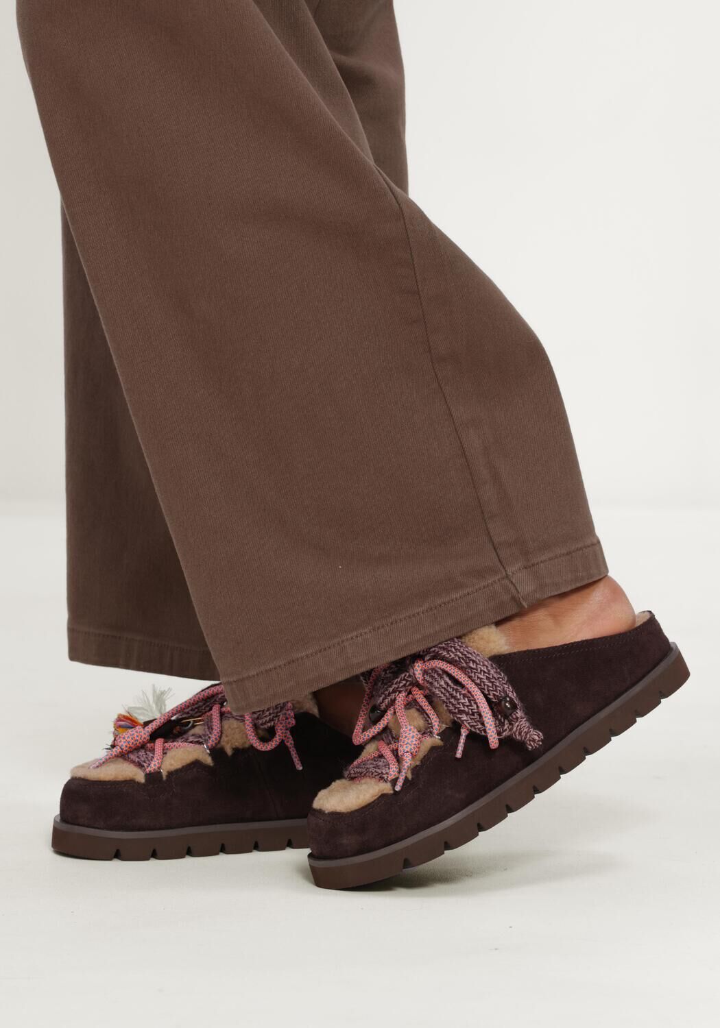 BIBI LOU CORI MULES Loafers en marron - large