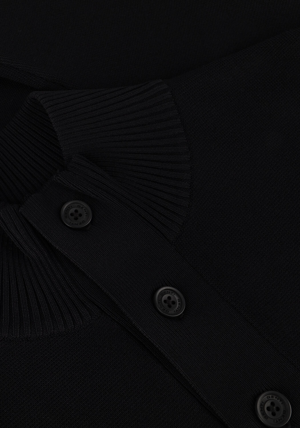 Zwarte GENTI Trui K1138-3258 - large