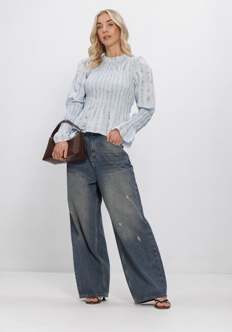 Y.A.S. YASRAVA LS SMOCK TOP Blouses en bleu - large