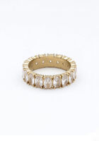 NOTRE-V RING STRASS CRYSTAL Anneau en or - medium