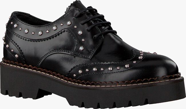 SCOTCH & SODA Chaussures à lacets OLIVINE 731125 en noir  - large