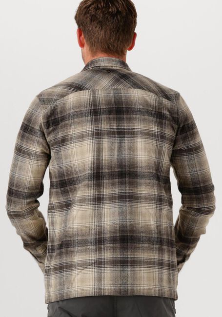 Grijze PME LEGEND Overshirt BRUSHED GRINDLE CHECK OVERSHIRT 2 - large