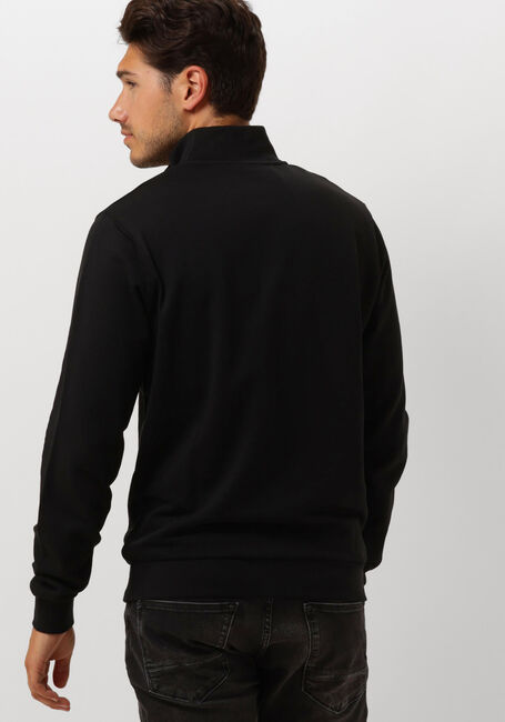 LYLE & SCOTT Chandail LOOPBACK QUARTER ZIP SWEAT en noir - large