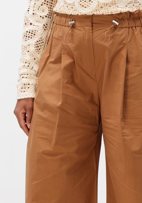 Bruine SUNCOO Wijde broek JAYDEN - large