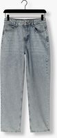 COLOURFUL REBEL Straight leg jeans JONES RHINESTONES DENIM Bleu clair