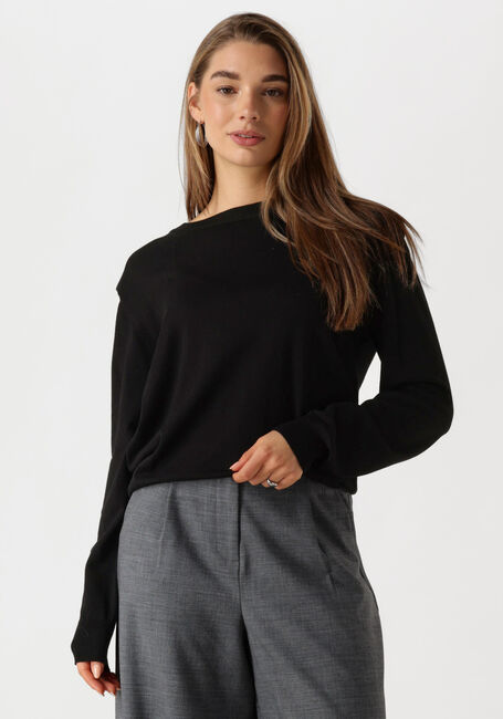 MINUS Pull MSMEKIRA SOLID KNIT PULLOVER en noir - large