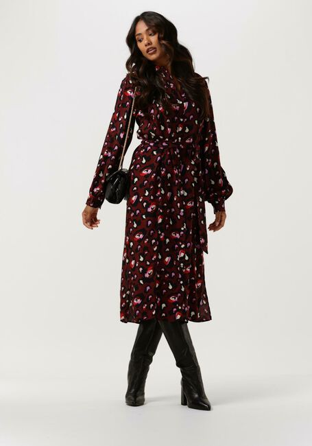 POM AMSTERDAM Robe maxi DRESS 7056 en rouge - large