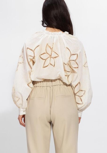 NUKUS BRIDGET BLOUSE EMBROIDERY Blouses Blanc - large