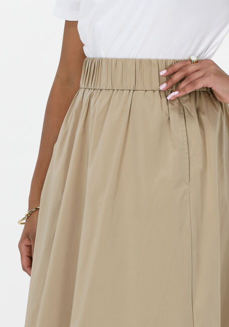 Taupe NEO NOIR Midirok YARA POPLIN SKIRT - large