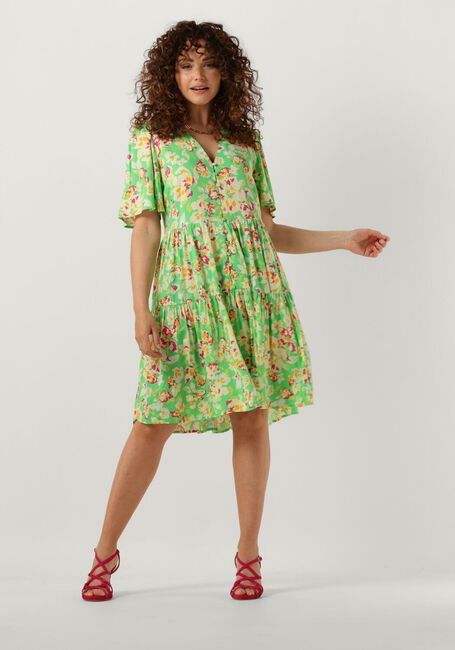 Groene Y.A.S. Mini jurk YASURIA 2/4 DRESS - large