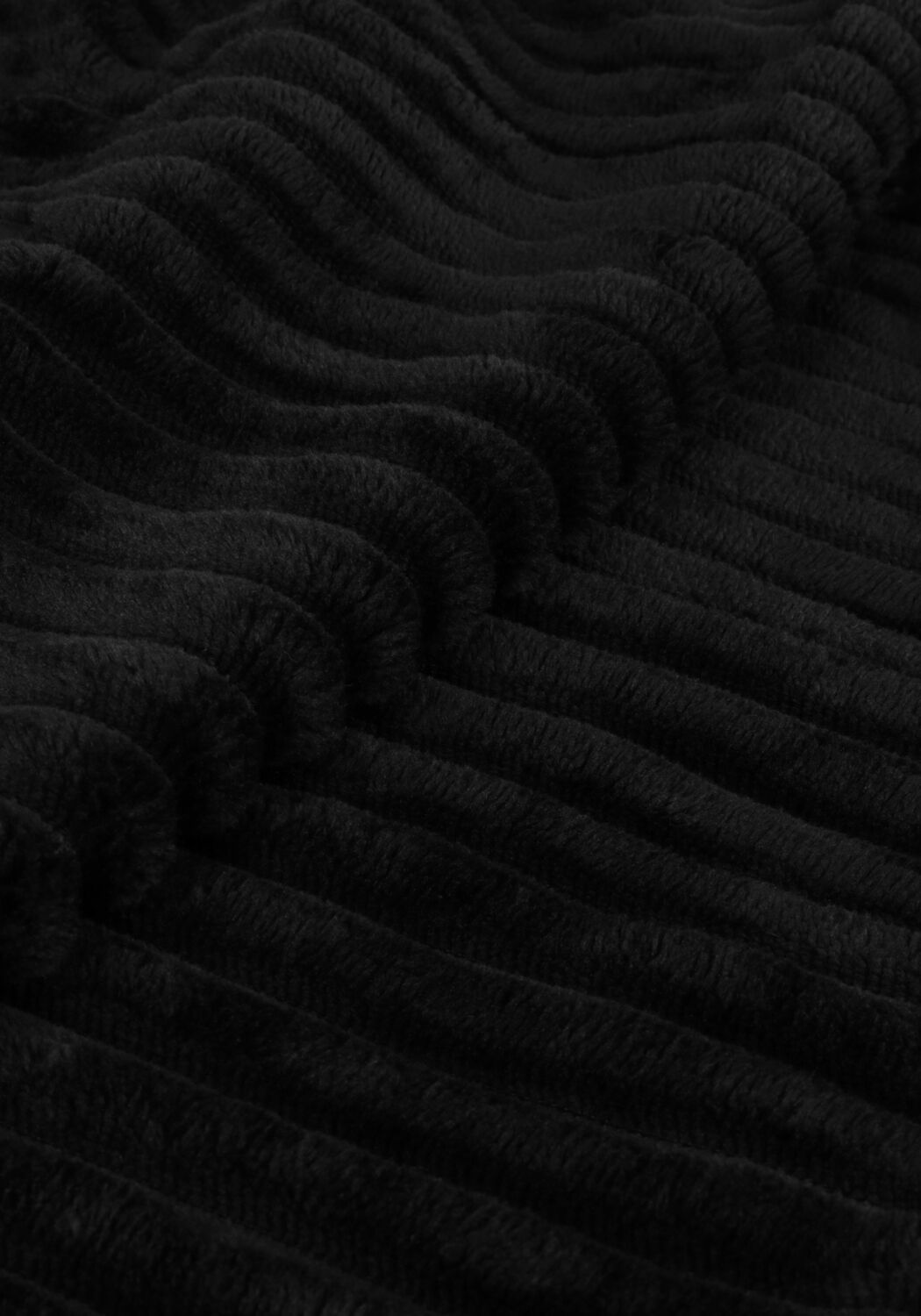 Zwarte ALIX THE LABEL Jack LADIES WOVEN RIB FUR BOMBER JACKET - large