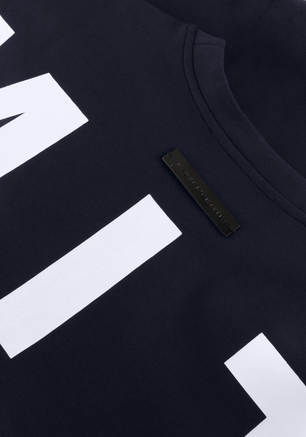 HAUTE L'AMITI&Eacute; Chandail MAXI SPLIT SS LOGO SWEAT Bleu fonc&eacute; - large