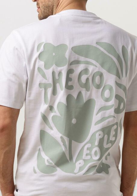 Witte THE GOODPEOPLE T-shirt TEX - large