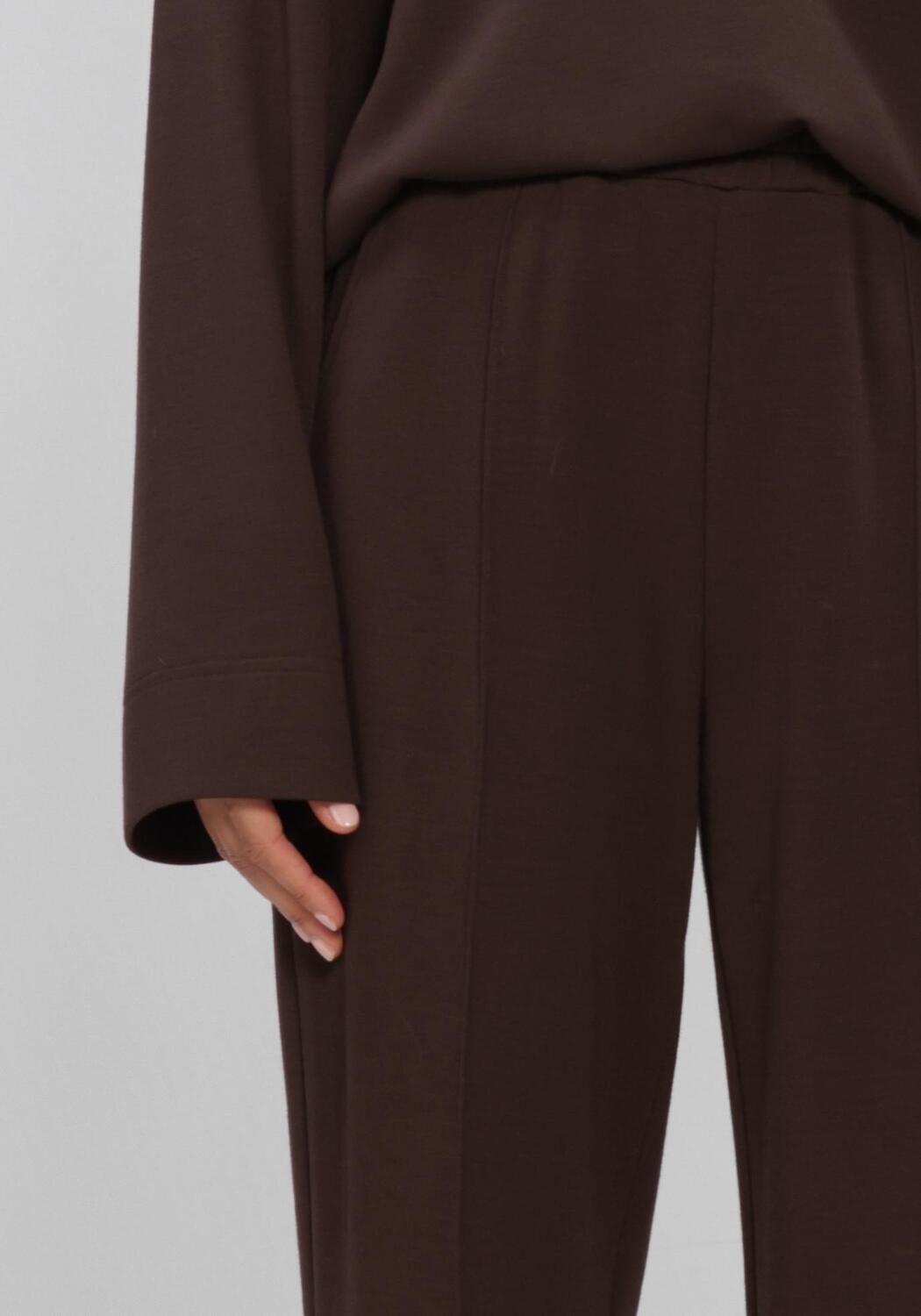 Bruine DANTE6 Wijde broek ROUSSE SMART SWEAT PANTS - large