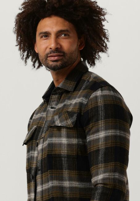 PME LEGEND Surchemise LONG SLEEVE SHIRT CTN HEAVY FLANEL CHECK en noir - large