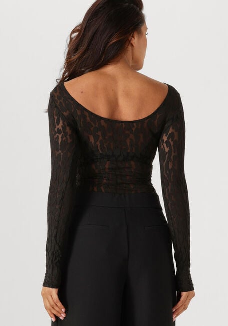 Zwarte WOLFORD Top LEO STRING BODY - large