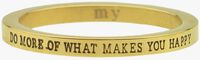 Gouden MY JEWELLERY Ring GOLD QUOTE RING SET - medium