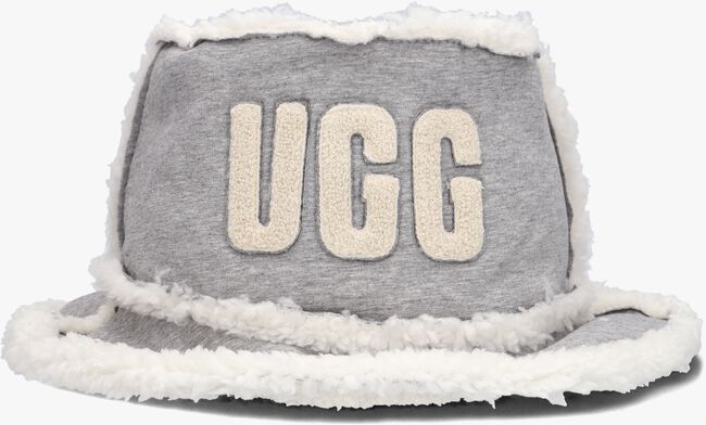 Grijze UGG Hoed BONDED FLEECE BUCKET HAT - large
